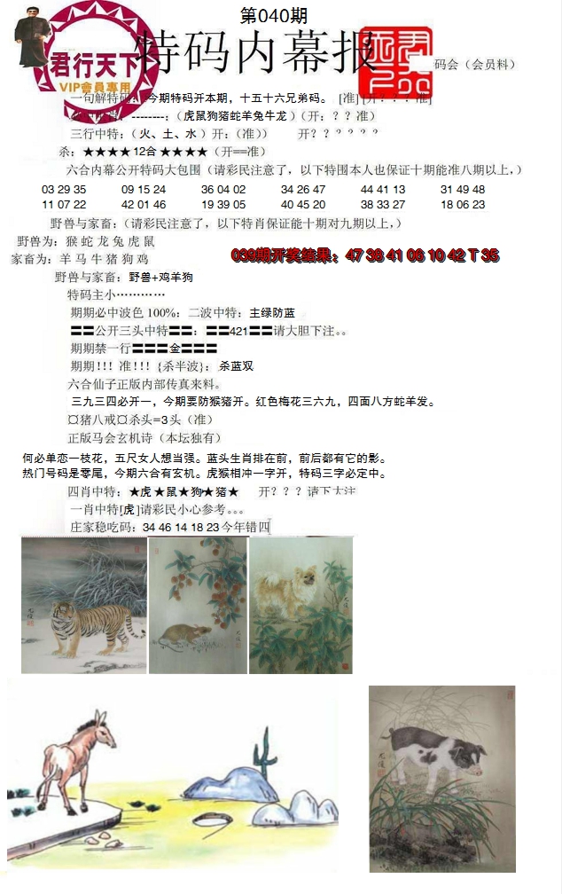2025040期特码内幕报