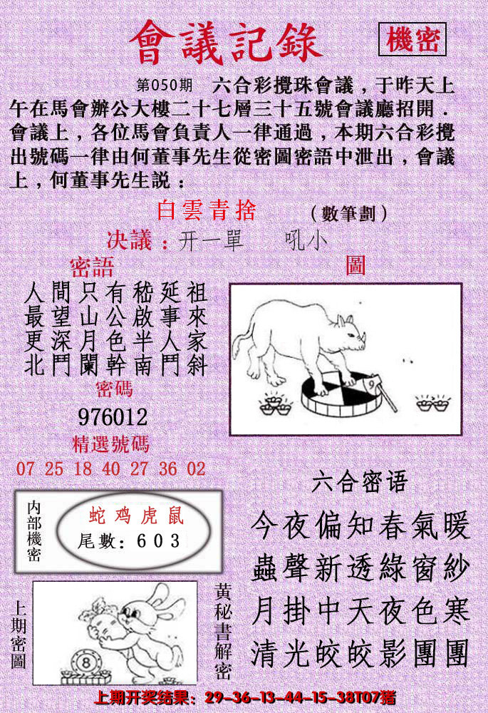 2025050期会议记录