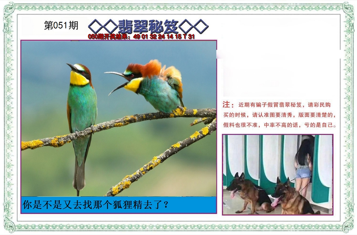 2025051期翡翠秘笈