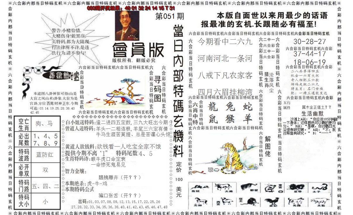 2025051期当日特码玄机报
