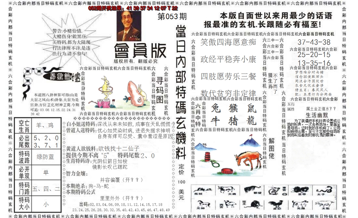2025053期当日特码玄机报