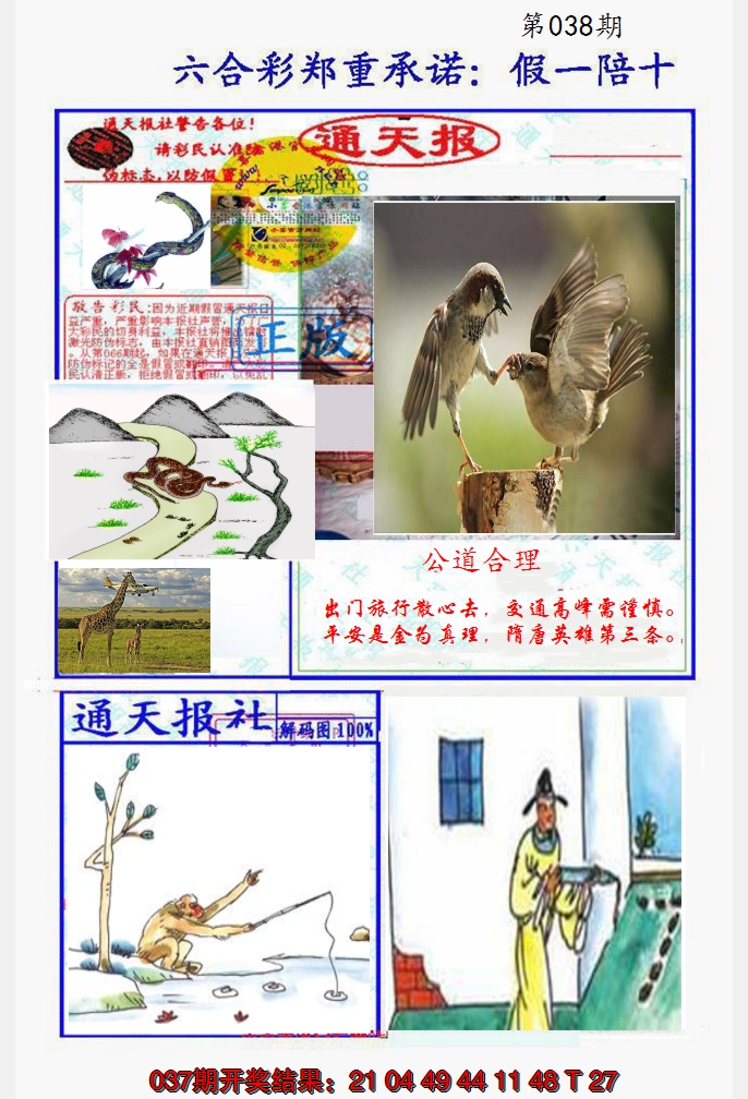 2025038期假一陪十通天报
