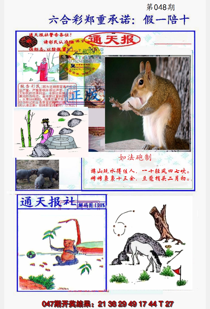 2025048期假一陪十通天报