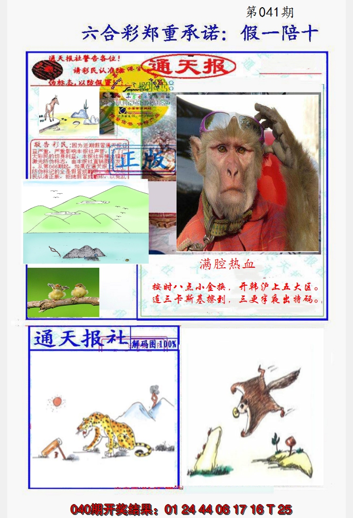 2025041期假一陪十通天报