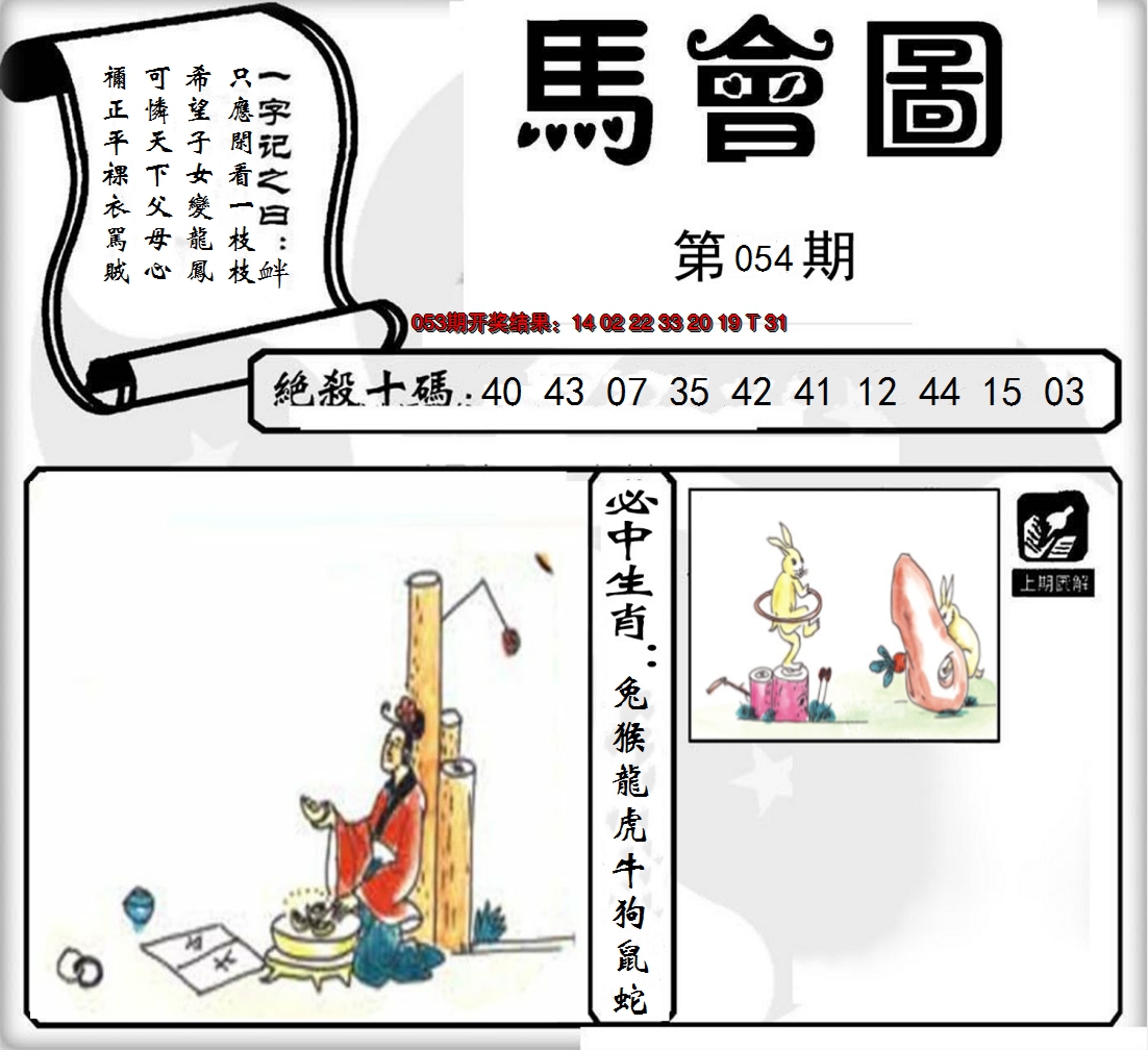 2025054期马会图