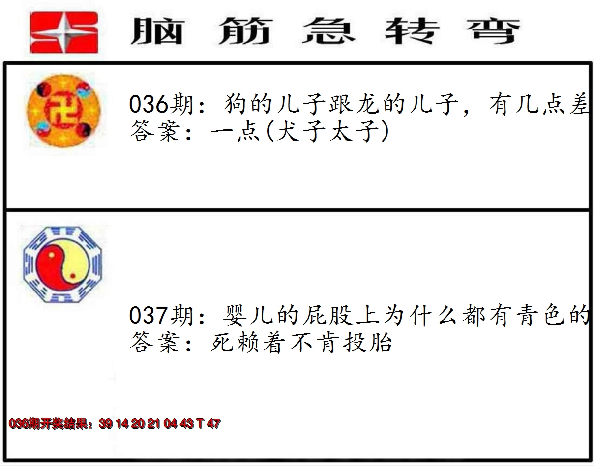 2025037期脑筋急转弯