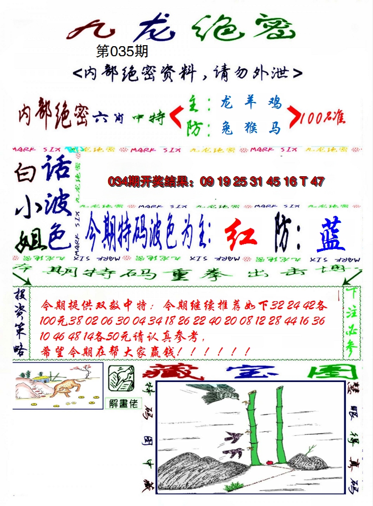 2025035期九龙密报