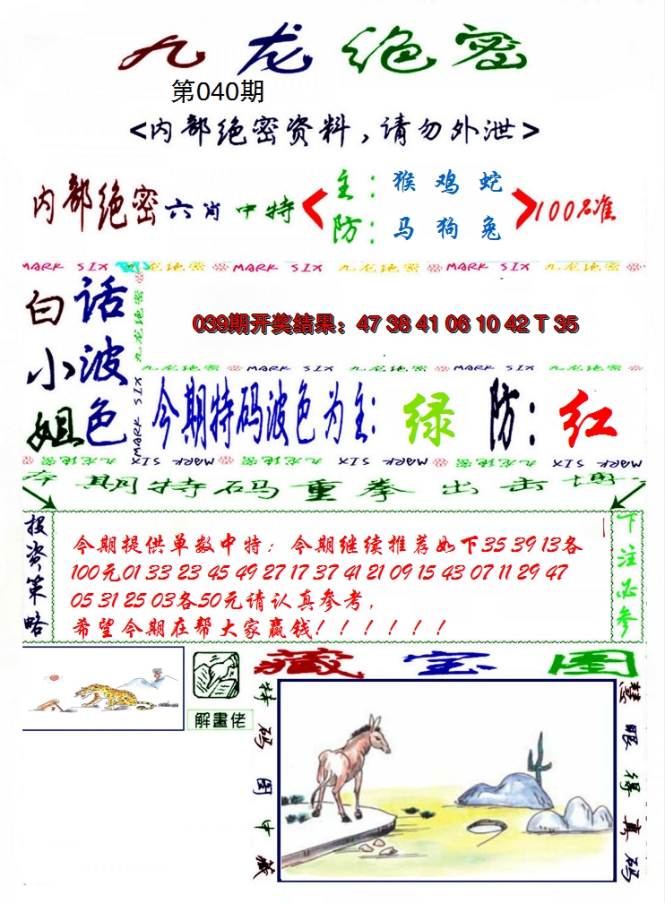 2025040期九龙密报