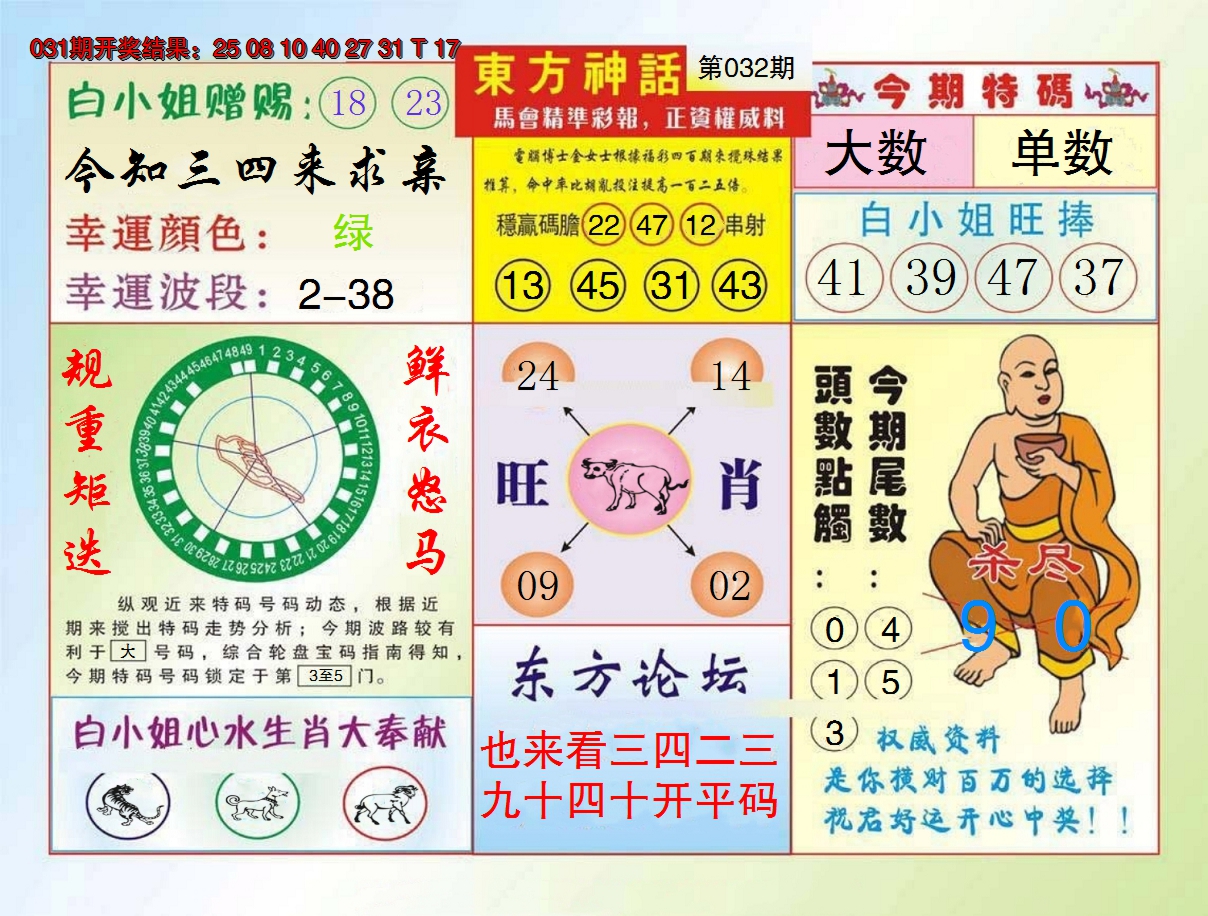 2025032期东方神话