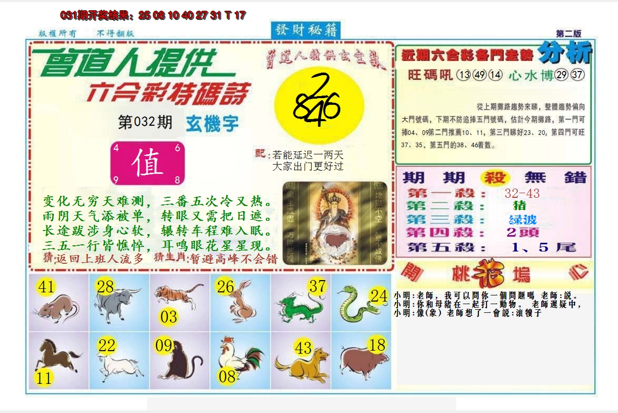 2025032期发财秘籍B