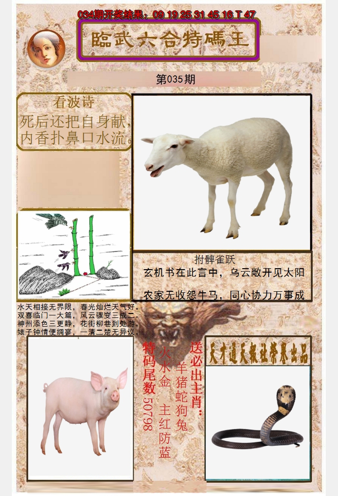 2025035期临武六合特码王