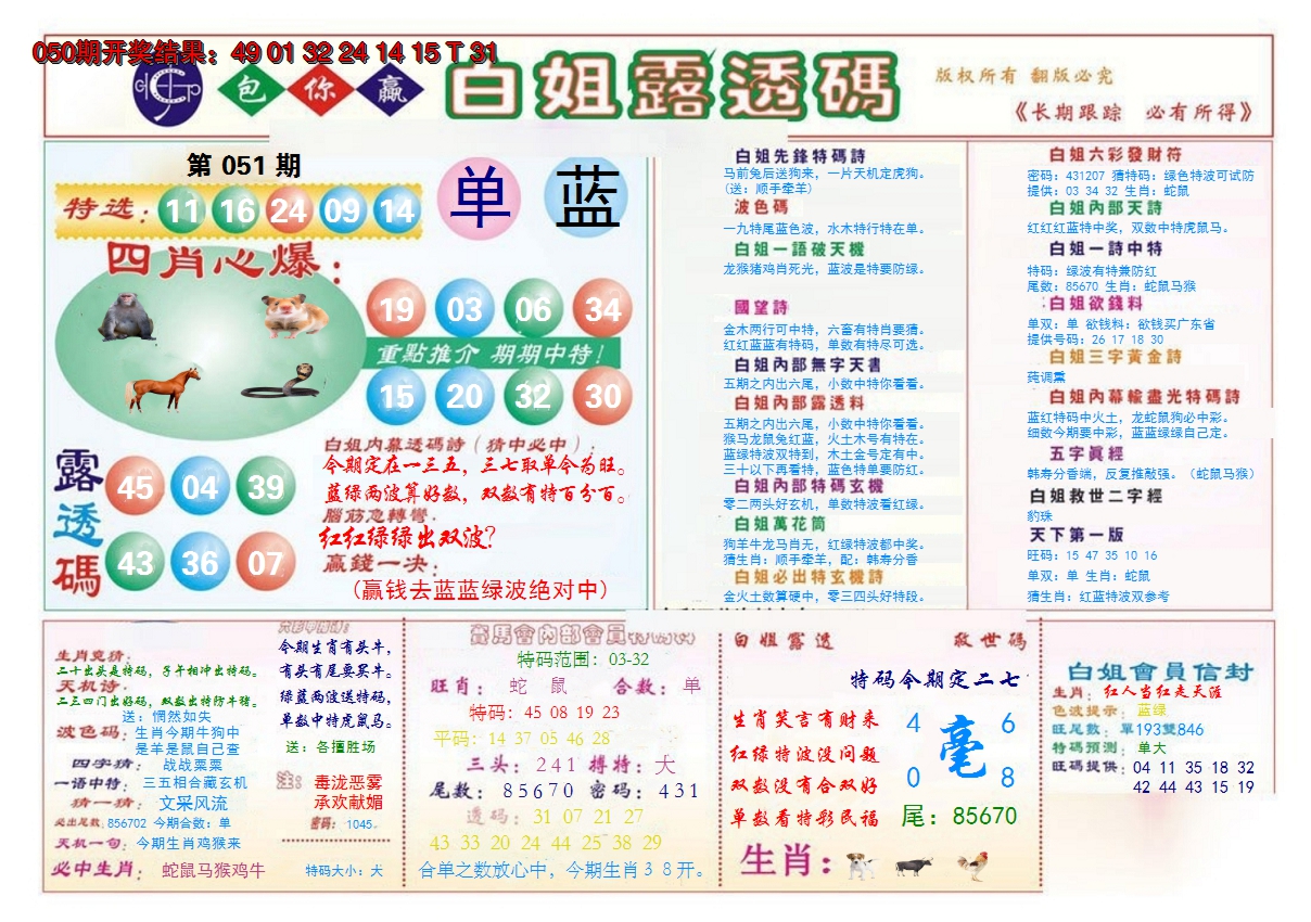 2025051期马会专刊B