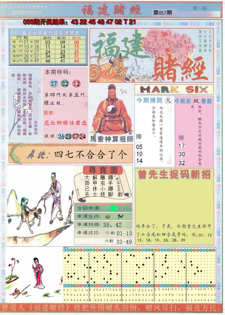 2025057期福建赌经A