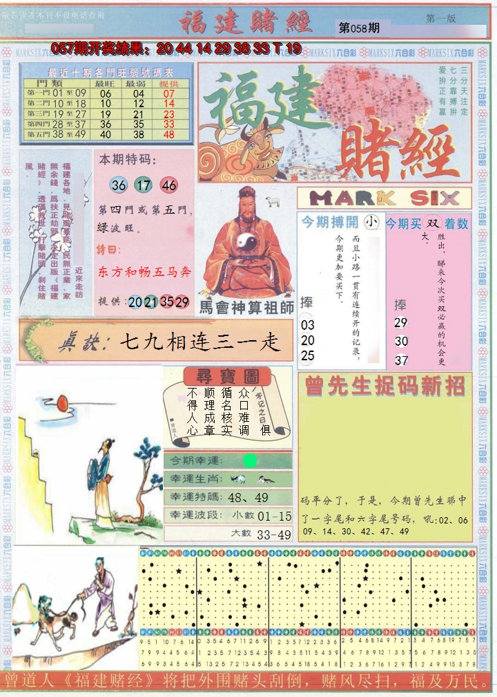 2025058期福建赌经A