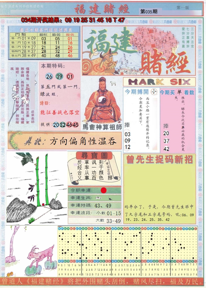 2025035期福建赌经A