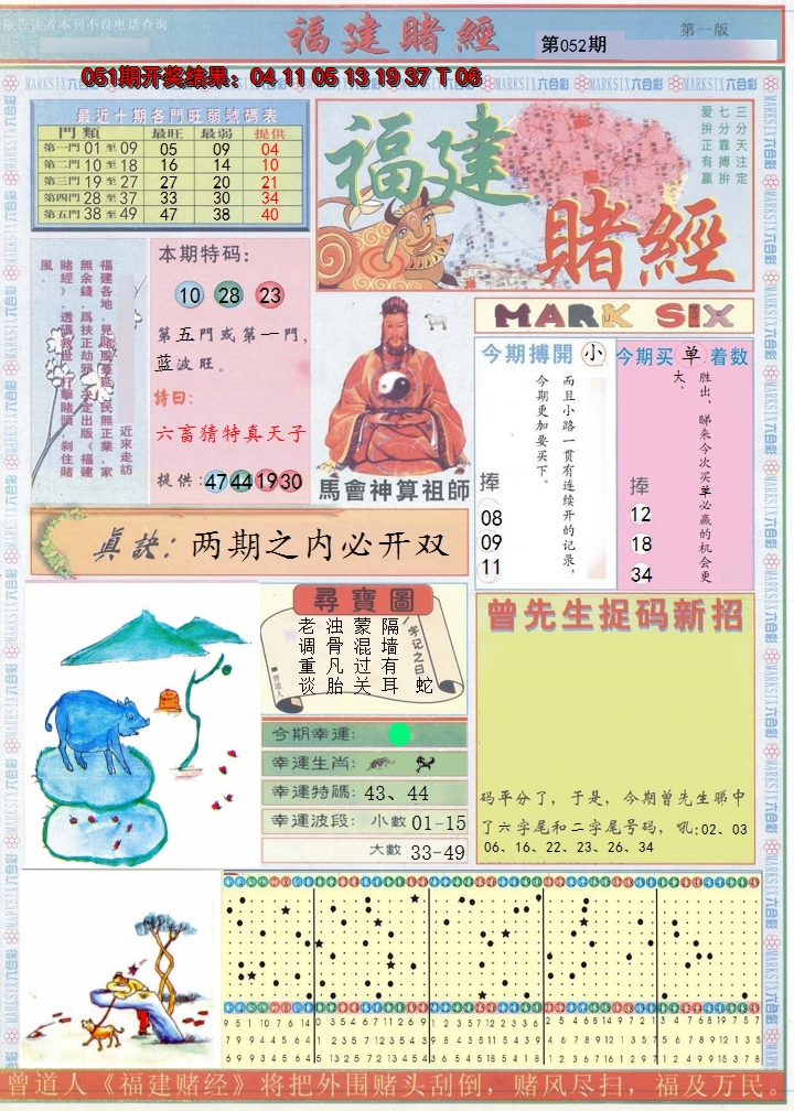2025052期福建赌经A