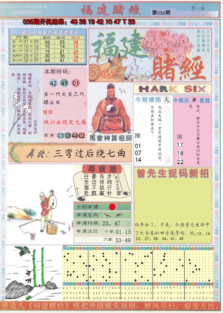2025036期福建赌经A