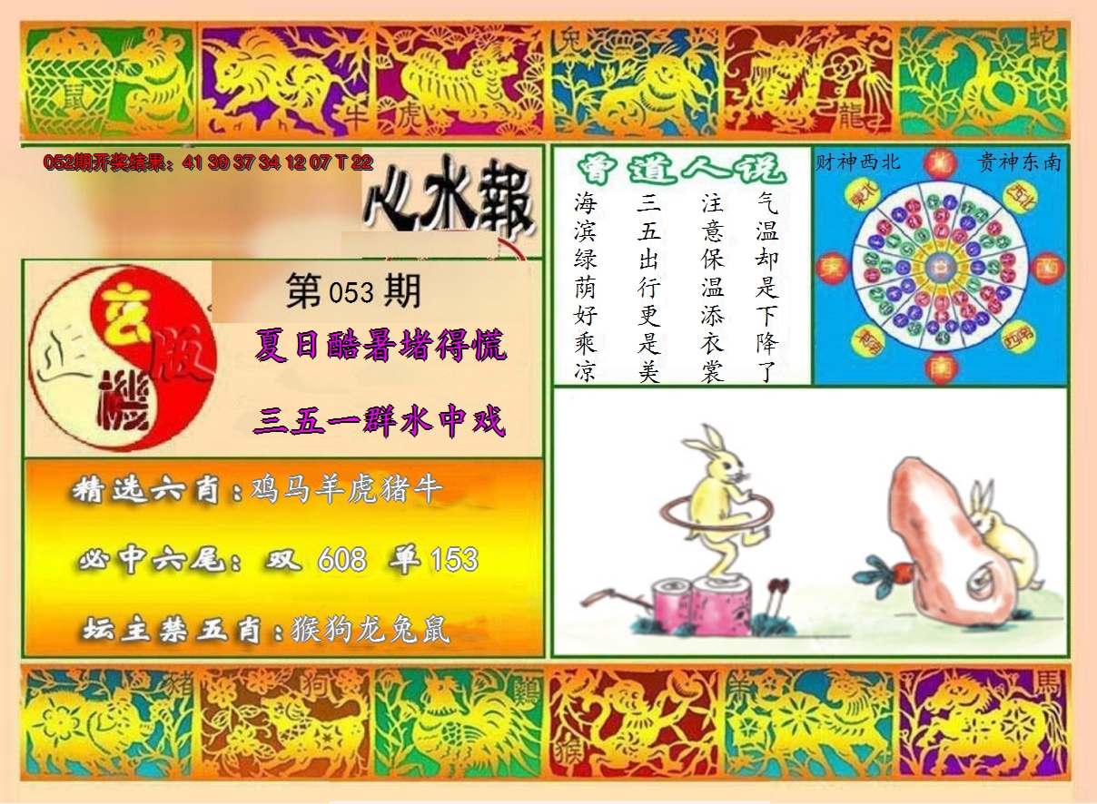 2025053期九龙心水报