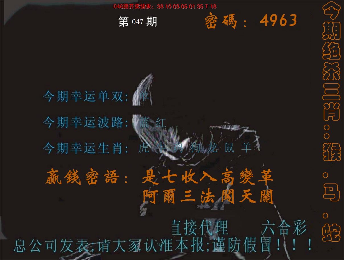 2025047期特码报