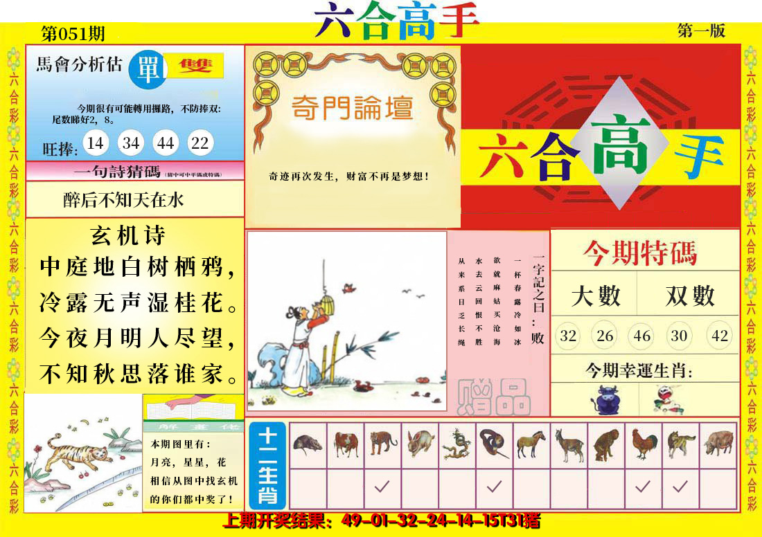 2025051期六合高手A
