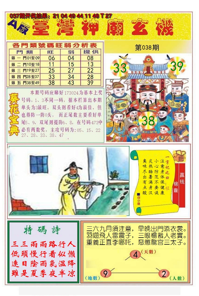 2025038期台湾神庙A