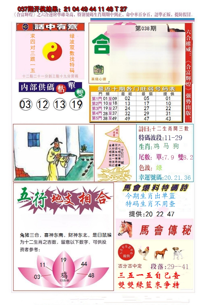 2025038期合富辉煌