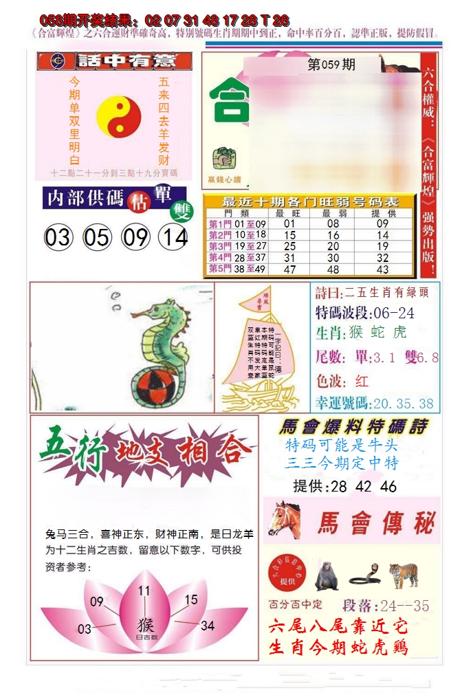 2025059期合富辉煌