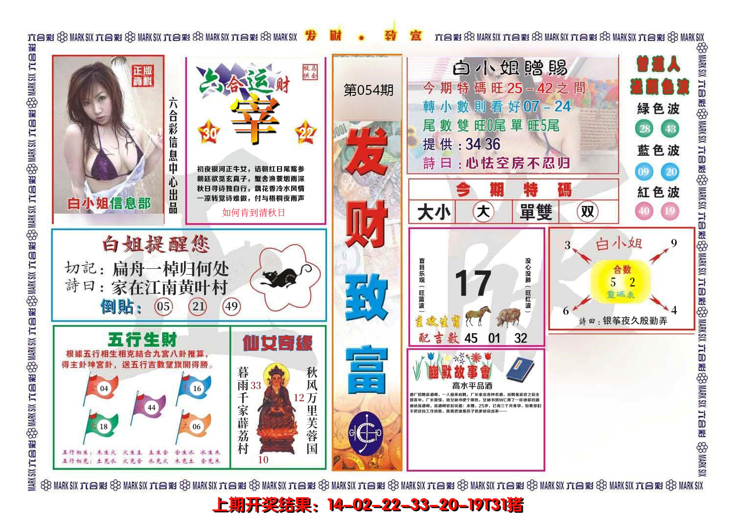 2025054期发财致富