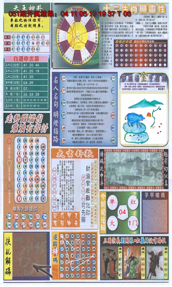 2025052期新报跑狗-2(背面)