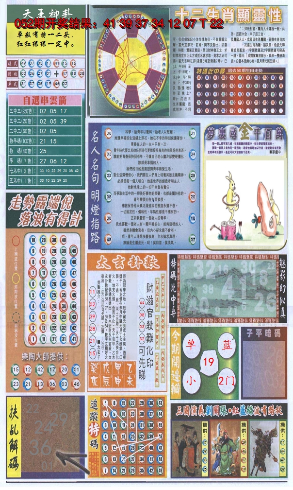 2025053期新报跑狗-2(背面)