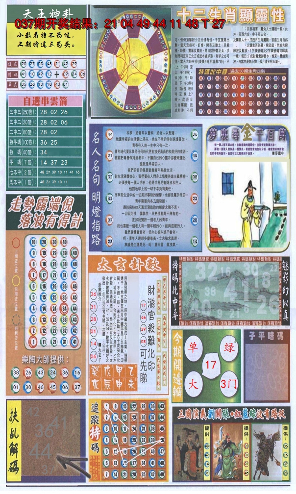 2025038期新报跑狗-2(背面)
