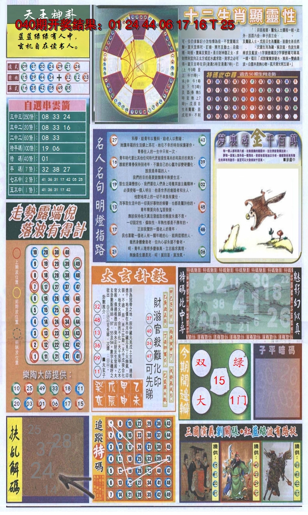 2025041期新报跑狗-2(背面)