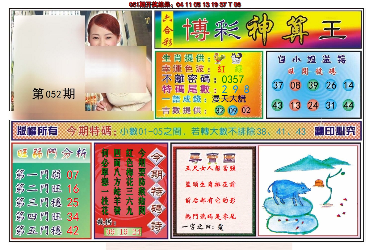 2025052期博彩神算王
