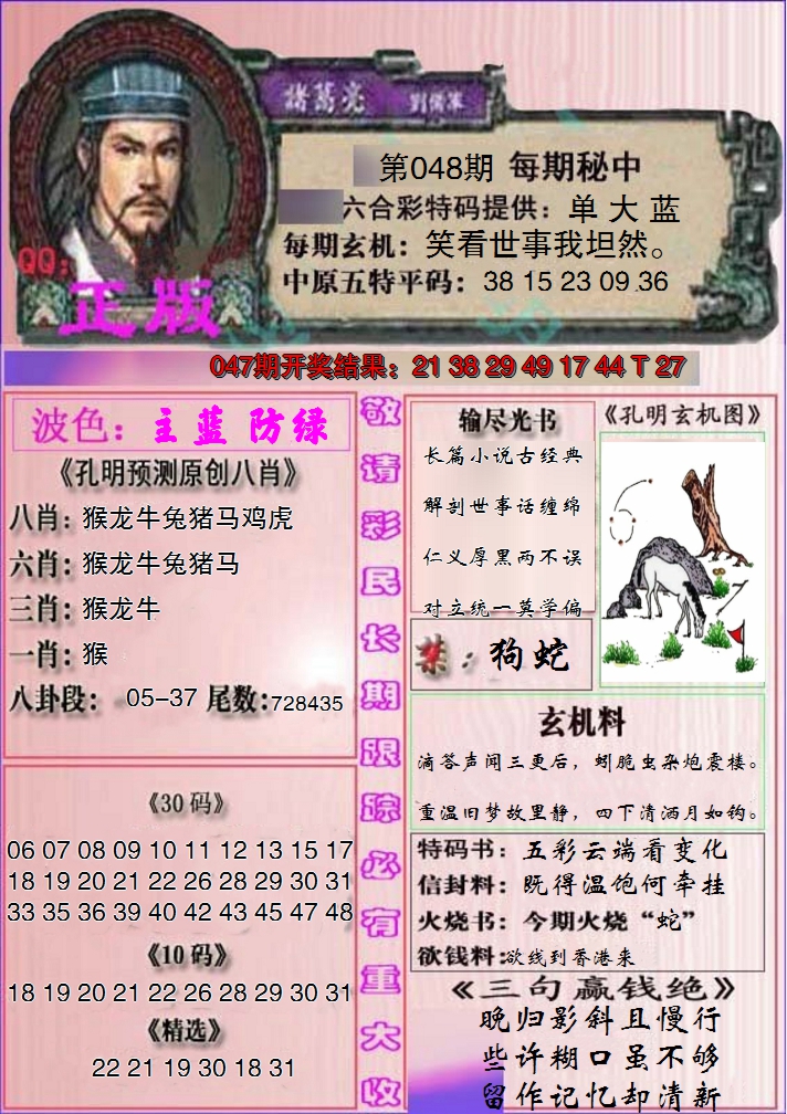 2025048期一代孔明报