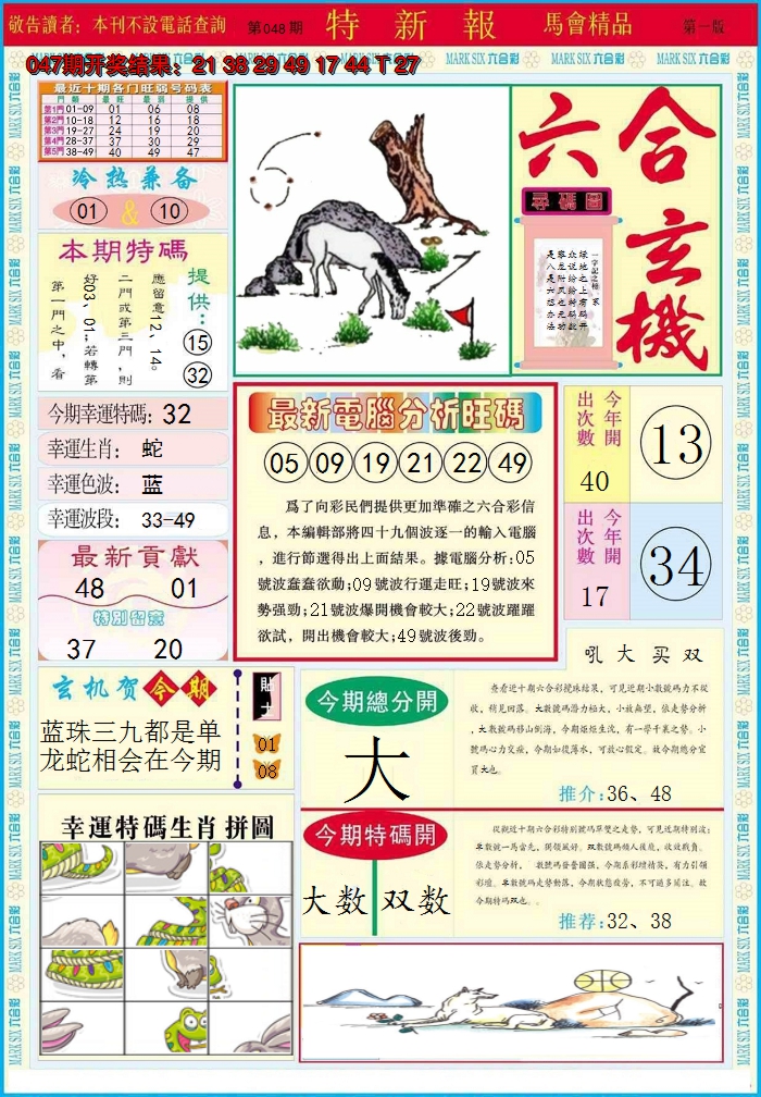 2025048期特新报A