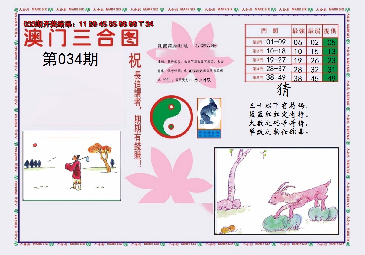 2025034期4-澳门三合