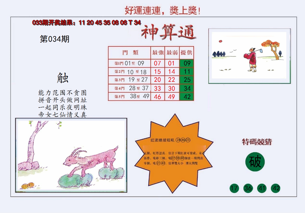 2025034期4-台湾神算