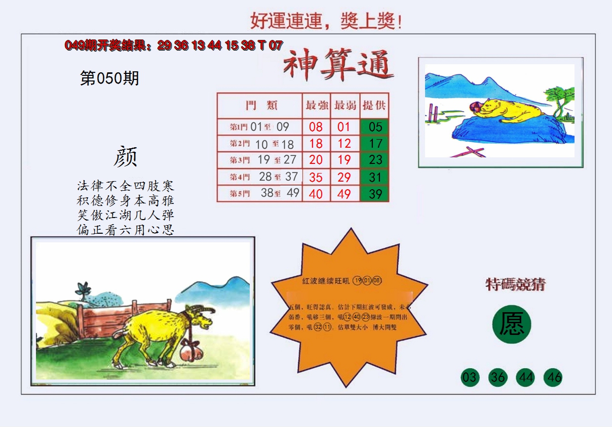 2025050期4-台湾神算