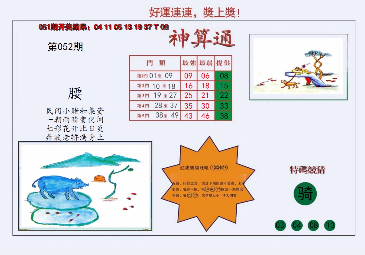 2025052期4-台湾神算
