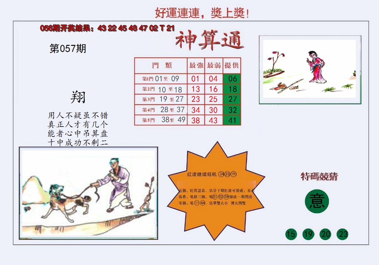 2025057期4-台湾神算