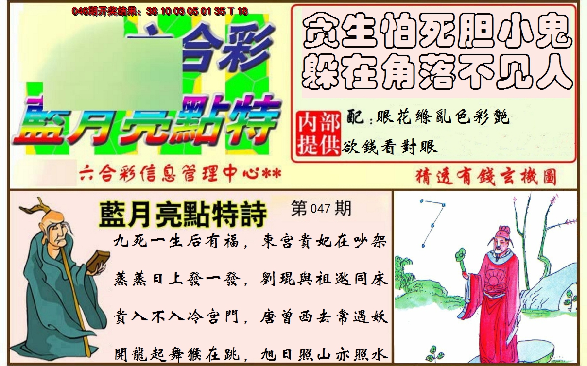 2025047期蓝月亮点特码