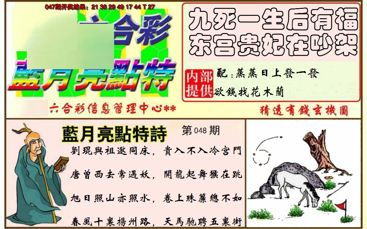 2025048期蓝月亮点特码