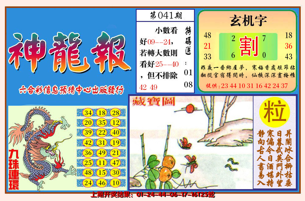 2025041期神龙报