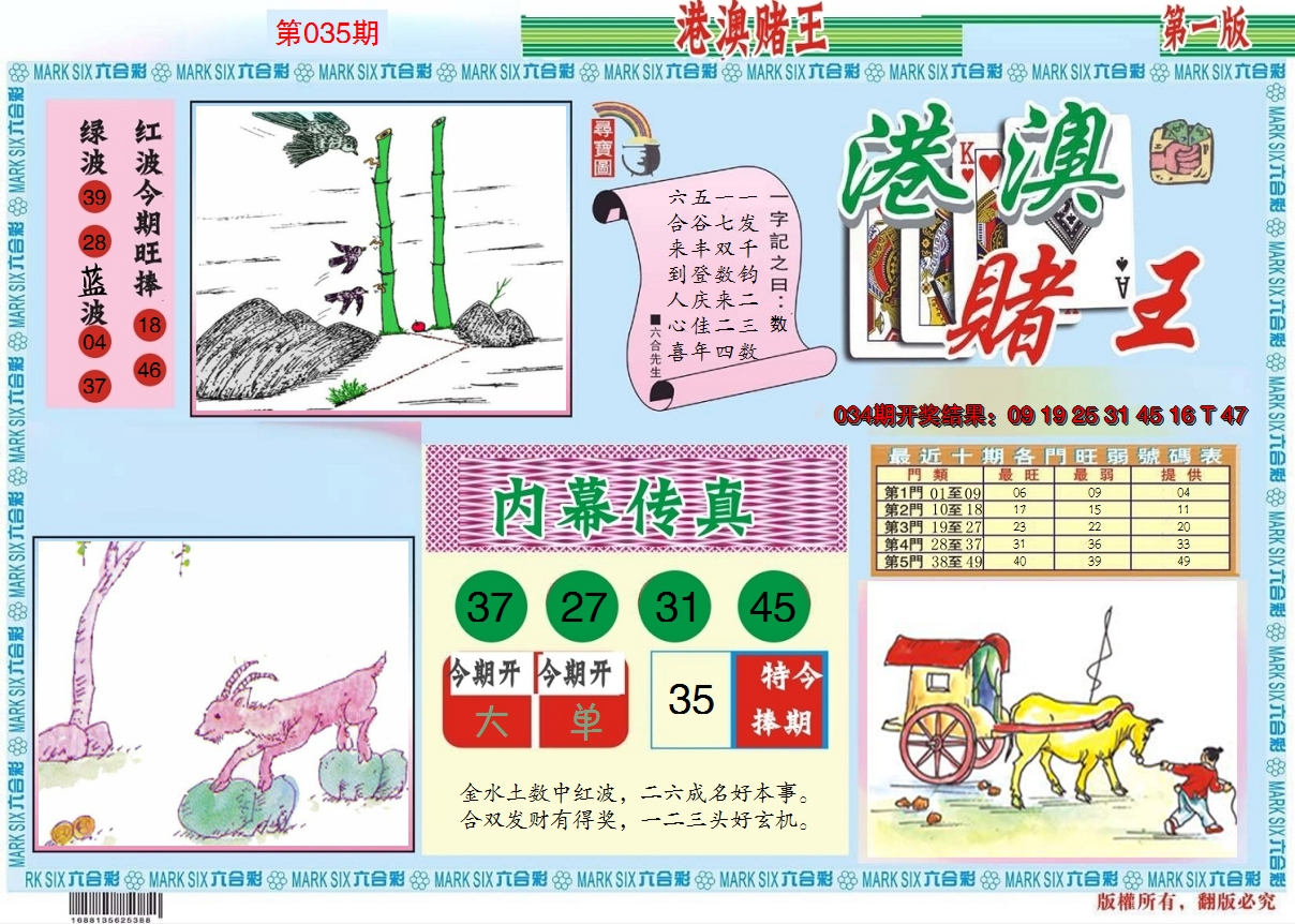 2025035期港澳赌王A
