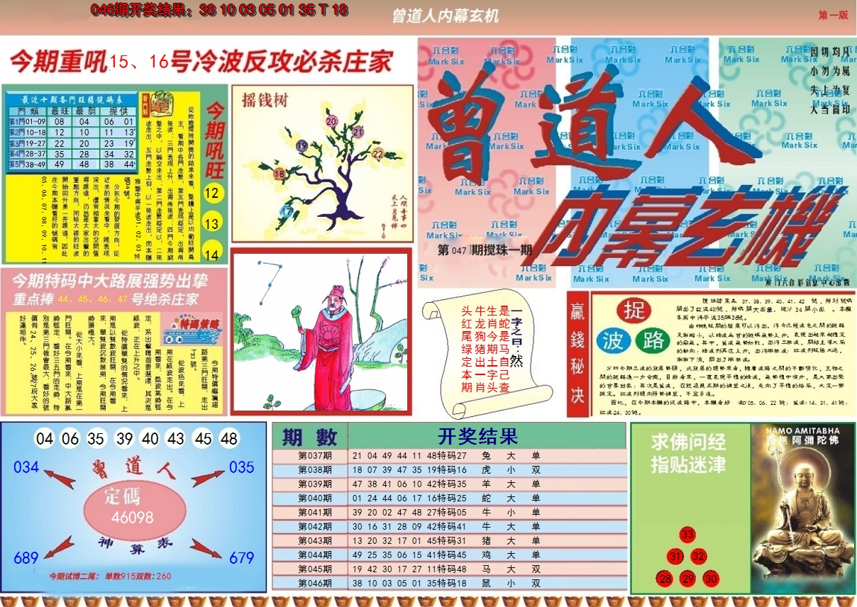 2025047期曾道人内幕A