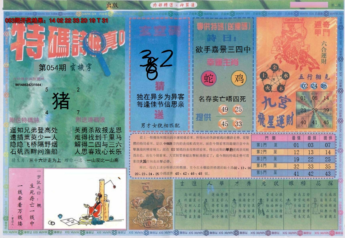 2025054期内部精选B