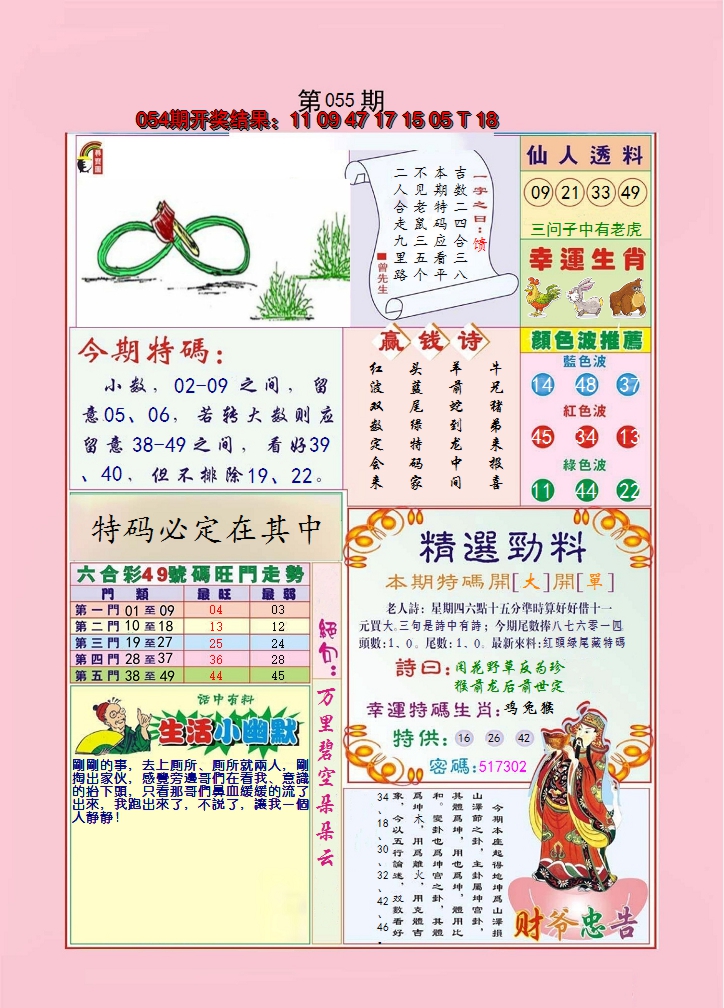 2025055期大富大贵