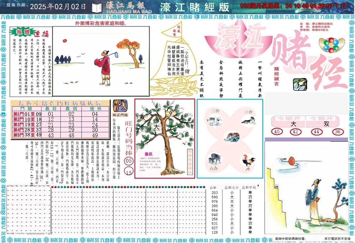 2025033期濠江赌经A