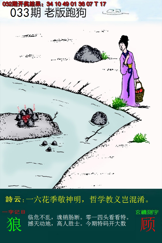 2025033期老版跑狗