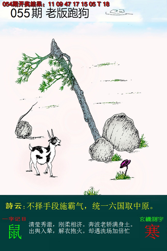 2025055期老版跑狗